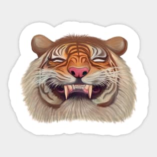 Smiling tiger Sticker